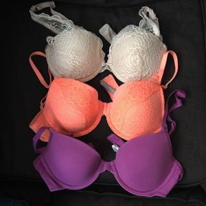 3 Bra Bundle 32C